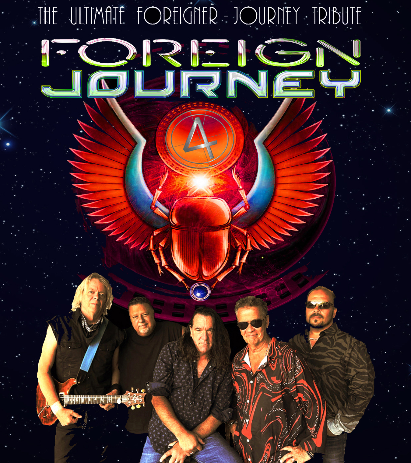 Foreign Journey logo and band photo