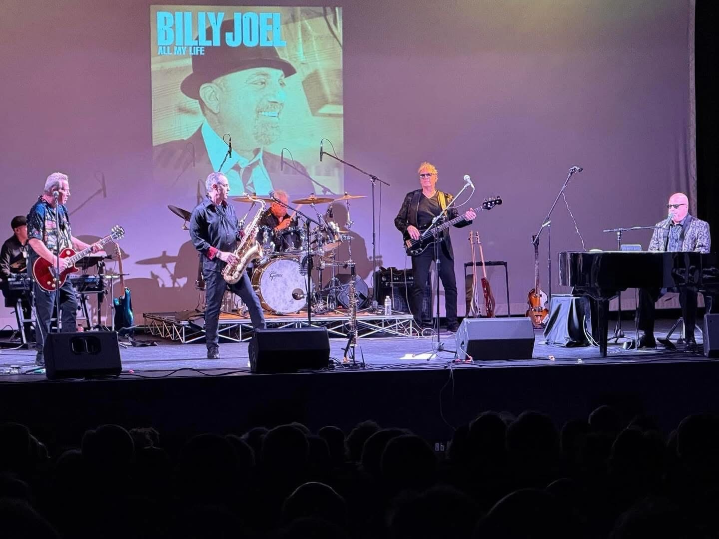 band performing on a stage